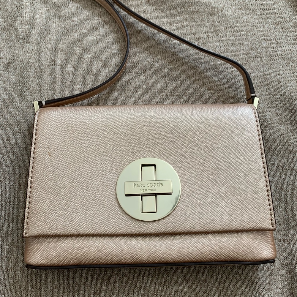 Kate Spade rose gold purse